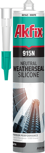 Akfix 915N Weatherseal Silicone Neutral 310 ml  White