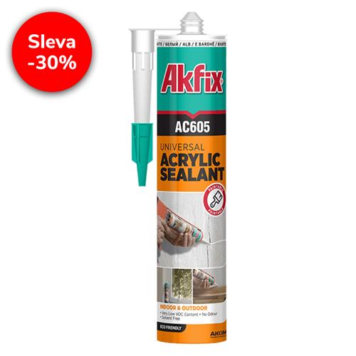 Akfix AC605 Akrylový tmel 310Ml bílý