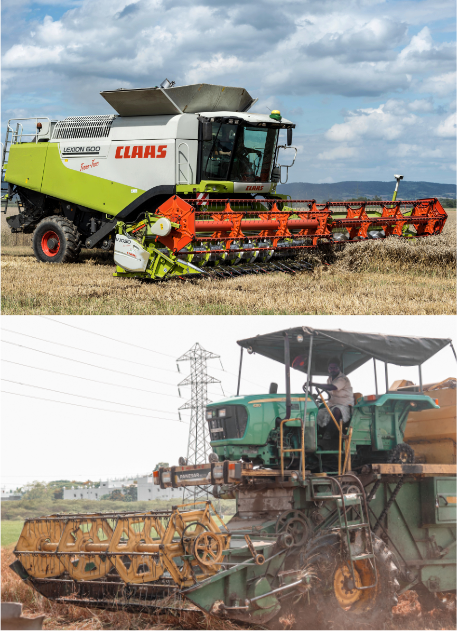 Zemědělská a sklizňová technika – doporučená aplikace Huck BobTail R