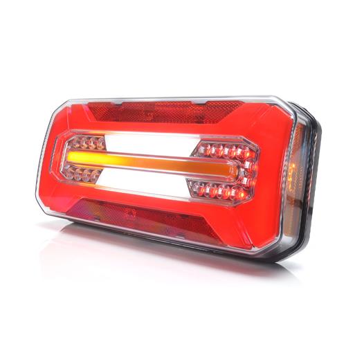 LED rear combination light with dynamic indicator 12-24V L/P, TYCO connector