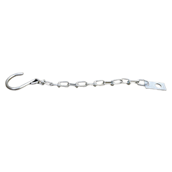 Chain di. 1,8 mm with S - hook and plate