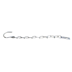 Chain di. 1,9 mm with S - hook and plate