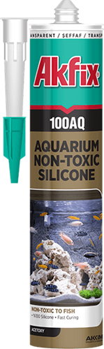 Akfix 100AQ Aquarium Silicone 310Ml Transparent