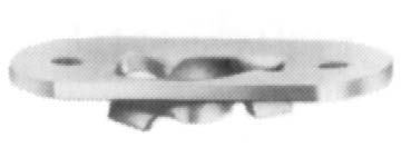 Zádržná miska 1/4otáčkového uzávěru Camloc 991R2-3BP SSt